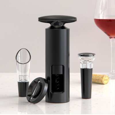 Manual Wine Bottle Openers Set Automatic Corkscrew Remover Kit ABS