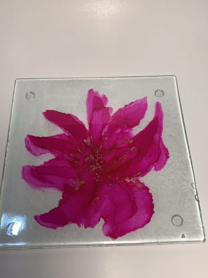 Cheese Tray, Cutting Board, Jewelry Tray, Glass Tray 8x8 - Image 4 of 4