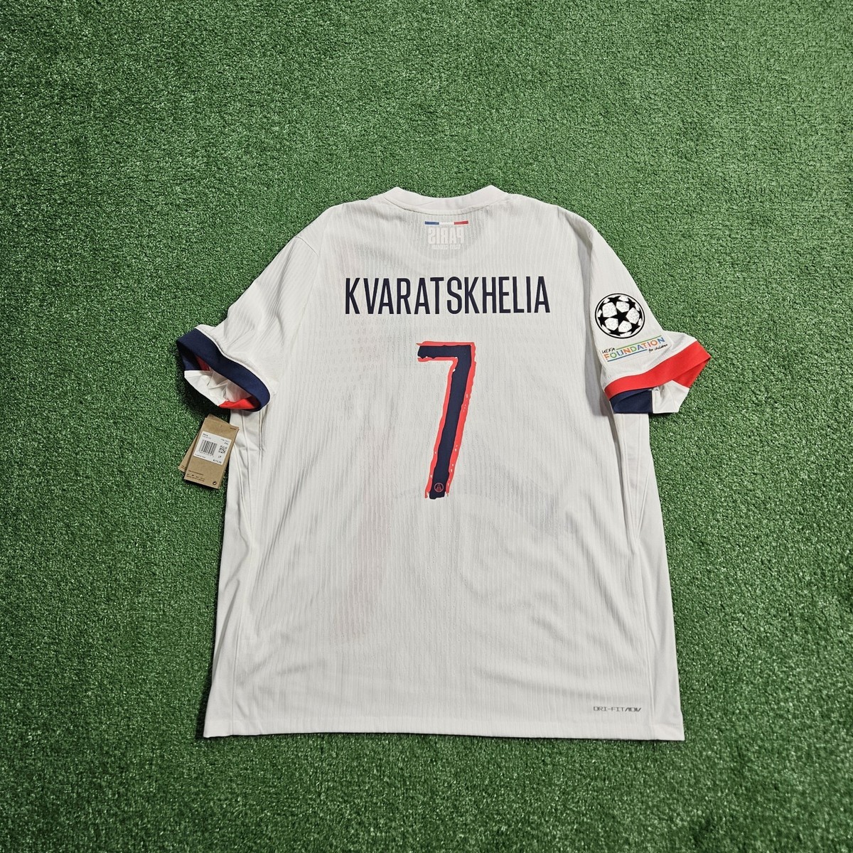 PSG KVARATSKHELIA 7 シャツ Nike PSG 4th Kvaratskhelia 7 Shirt 2024-2025 (Cup Style
