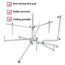 Underfloor Heating Pipe Decoiler Unwinder 20-40-65cm Adjustable Cable Reel Rack