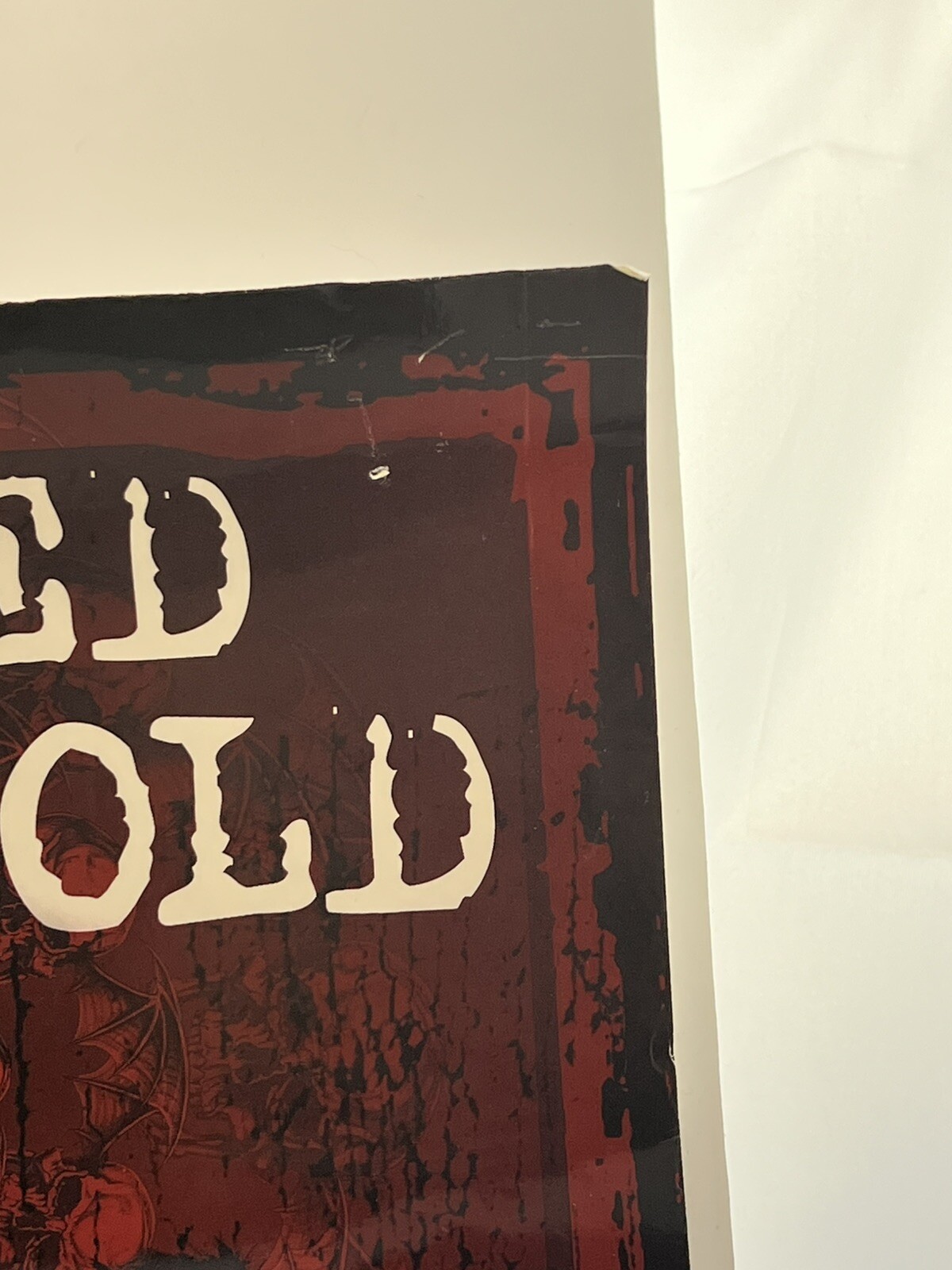 2008 Avenged Sevenfold Street Team Guerrilla Marketing Album Promo Wall ...