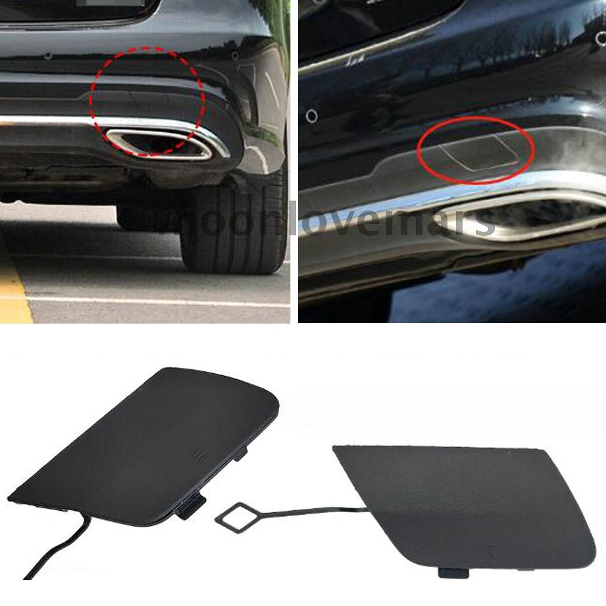 Front Bumper Tow Hook Cap Cover Random Color 2128850526 For Mercedes-Benz E Class W212 E300 E350 E400 E550 2013 2014 2015 - View #9