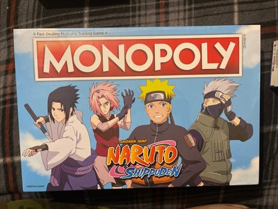 Naruto Shippuden MONOPOLY  Age 8+ 2-6 Players 60+ minutes New 2021 SEALED