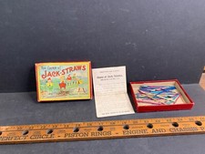 Rare 1880-90s Parker Brothers Game JACK STRAWS, Palmer Cox Brownies, GREAT COND.
