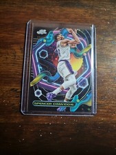 2023-24 Topps Chrome Cosmic Spencer Dinwiddie Black Eclipse Refractor SSP 08/10