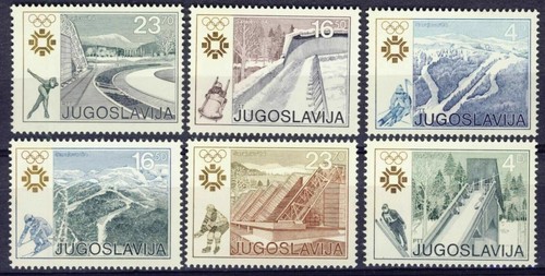 Yugoslavia 1983 ☀ 14th Winter Olympic Games - Sarajevo ☀ MNH **