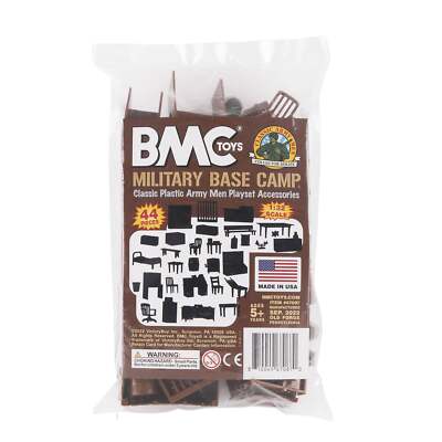 BMC Classic Sci-Fi Mars Base Camp Playset - 24pc Plastic Army Men Space Accessories, 1:32 Scale - View #2