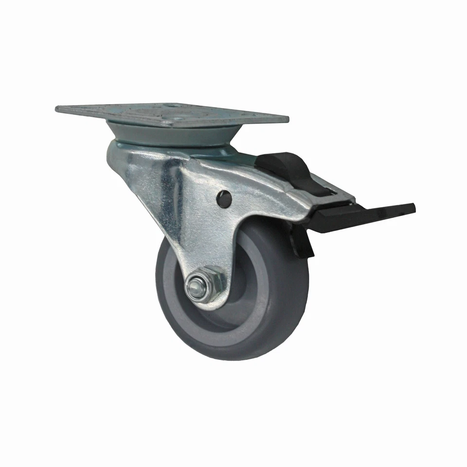 STRICKER-ROLLEN 50 mm Apparaterolle Transportrolle als Lenkrolle Möbelrolle Totalfeststeller