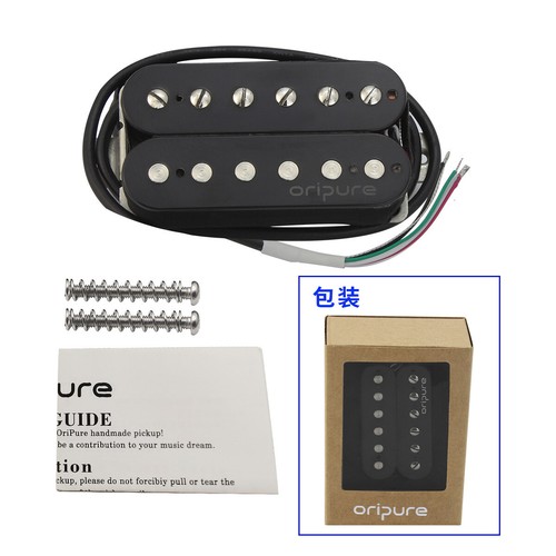 Pastilla para guitarra OriPure PHZ5 Alnico 5 Humbucker/puente/guitarra eléctrica ajuste N+B - Imagen 24 de 33