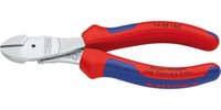 Knipex Kraft-Seitenschneider Verchromt 160Mm Mit Kunststoff Griff