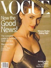 1993 Vogue Winona Ryder October Birthday Gift Ruth Bader Ginsburg Ashley Judd