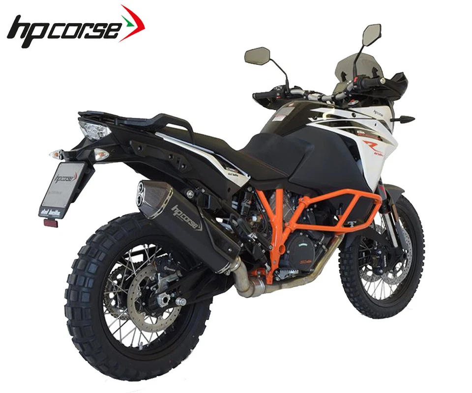 Escape Hpcorse Sps Carbon Acero Negro para KTM 1290 Super Adventure R 2017 2020 - Imagen 3 de 4