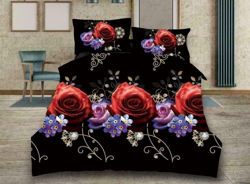 3D Duvet Cover Bedding Set With Fitted Sheet And Pillow Case Single Double King* - Picture 25 of 48