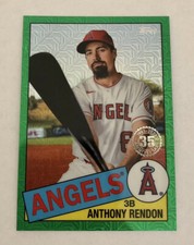 2020 Topps Update Series Anthony Rendon #CPC-46 1985 Chrome Green #d 15/99