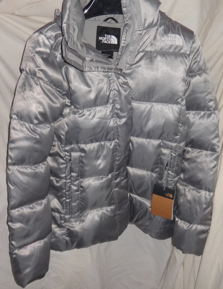 THE NORTH FACE Women's Gotham Jacket Metallic Silver Goose THE NORTH FACE Women's Gotham Jacket Metallic Silver Goose