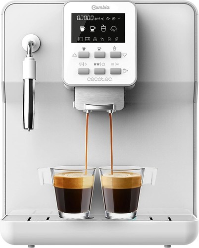 Cecotec cafetera megautomática Power Matic-ccino 6000 Serie Bianca. 19  Bares | eBay