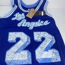 Mitchell & Ness Lakers Elgin Baylor 1960 Swingman Diamond Jersey Men's Medium