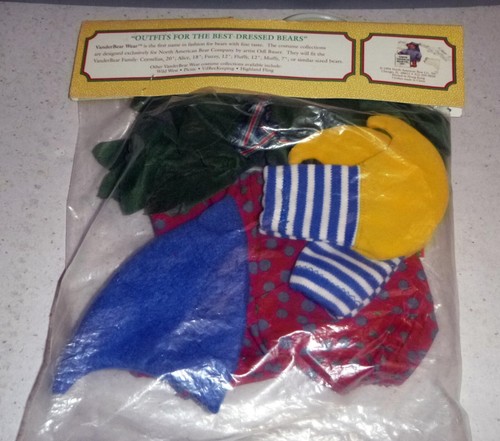 1994 Muffy VanderBear Wear SANTA'S WORKSHOP OUTFIT For HOPPY VanderHare *NRFP - Picture 2 of 3