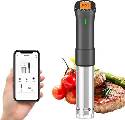 Sous Vide Stick 1000 Watt,ISV-200W Sous Vide Garer App-Steuerung,360°