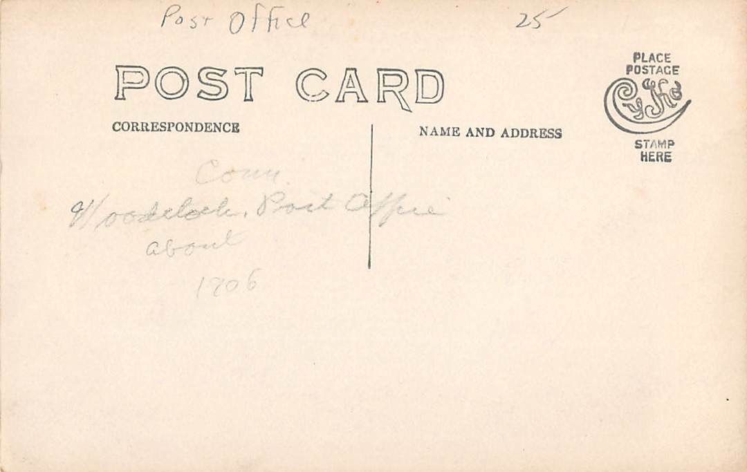 WOODSTOCK, CT POST OFFICE & NEARBY HOUSE, RPPC c 190720 eBay