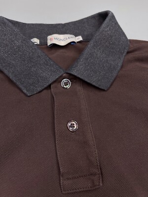 Moncler Maglia Polo Manica Lunga Long Sleeve Polo Mens S Slim Fit