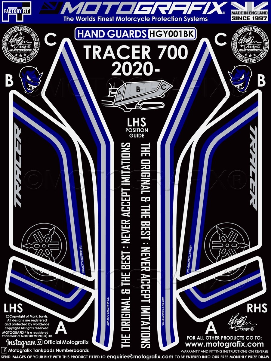 その他 Apple Yamaha Tracer 7 700 2020 2021 2022 2023 Handguard Protection 3D