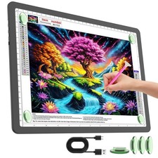 Rechargeable A4 Light Pad For Diamond Painting Kit Wall Art Decoration DIY Kit