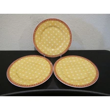 (3) Villeroy & Boch Switch Plantation Safran Salad Plates
