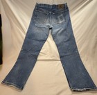 Wrangler Men's Bootcut Blue Denim Jeans Regular Fit Mid Rise Medium Wash 100%  — photo 5