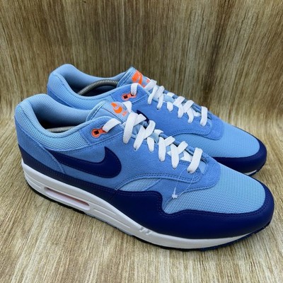 Nike Air Max 1 Men's Size 13 Essential Psychic Blue Suede Shoes FZ5808-400 NEW