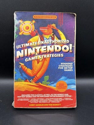 BANTAM Ultimate Unauthorized Nintendo Game Strategies Guide Book 1989 NES