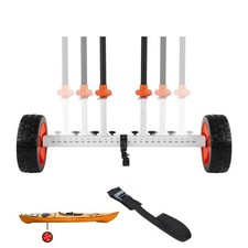 Kayak Cart with 230 lbs Capacity, 10 - Inch Solid PU Tires & Kickstand