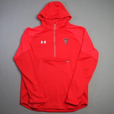 Under Armour Texas Tech Red Raiders Hoodie Loose Fit Red Men s Size Large Zip