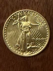 1/4 oz Gold BU American Mint Walking Liberty  Eagle Coin .9167 Fine Gold