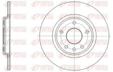 2x REMSA Disque de frein Arrière pour FIAT Freemont (345) pour DODGE Journey MPV
