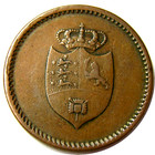 elf Denmark 12 Skilling 1813  Napoleonic Wars National Bank Token — photo 1