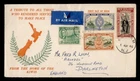 DR WHO 1946 NEW ZEALAND FDC PEACE ISSUE COMBO M81242