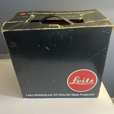 Leitz Pradolux RT-300 Carousel Slide Projector. Reverse not working. Needs Bulb.