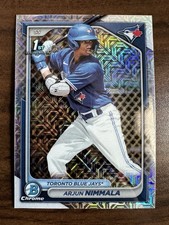Arjun Nimmala  2024 Bowman Chrome Mega Box #BCP-142 Mojo Refractor 1st Bowman