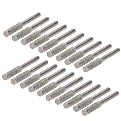 20Pcs Diamant Kettensägenschärfer, Chainsaw Sharpener Kettensäge Schärfgerät Ket