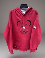 Vintage WDW Walt Disney World Mickey Mouse 1928 Graphic Hoodie Sweatshirt L Rare