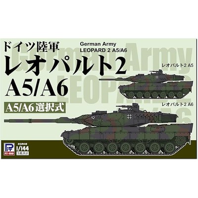 PIT-ROAD 1/144 Bundeswehr LEOPARD 2 A5/A6 Modellbausatz SGK16 JP