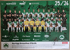 Greuther Fürth handsigniertes Mannschaftsfoto 25/26 original signiert 