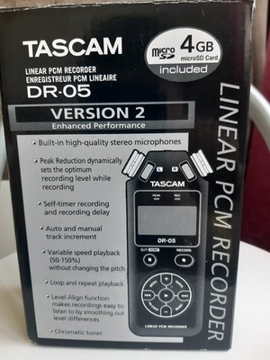 Tascam DR-05 Version 2  Audiorecorder OVP 