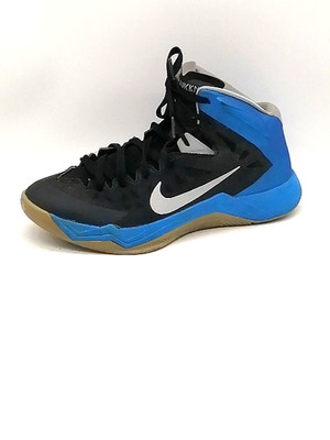 Nike Sneakers Mens Hyperquickness Black Blue 7.5 Athletic Shoe Zoom 599519-003