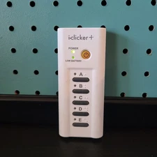 iClicker + Plus Student Response Remote Control model RLR15 Working