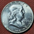 1956 Franklin Half Dollar — photo from another recent sale