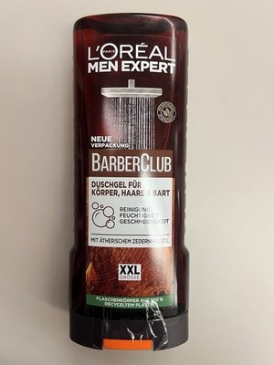 L'Oréal Men Expert Barber Club XXL Shower Gel for Men, Body, Hair & Beard, 400ml