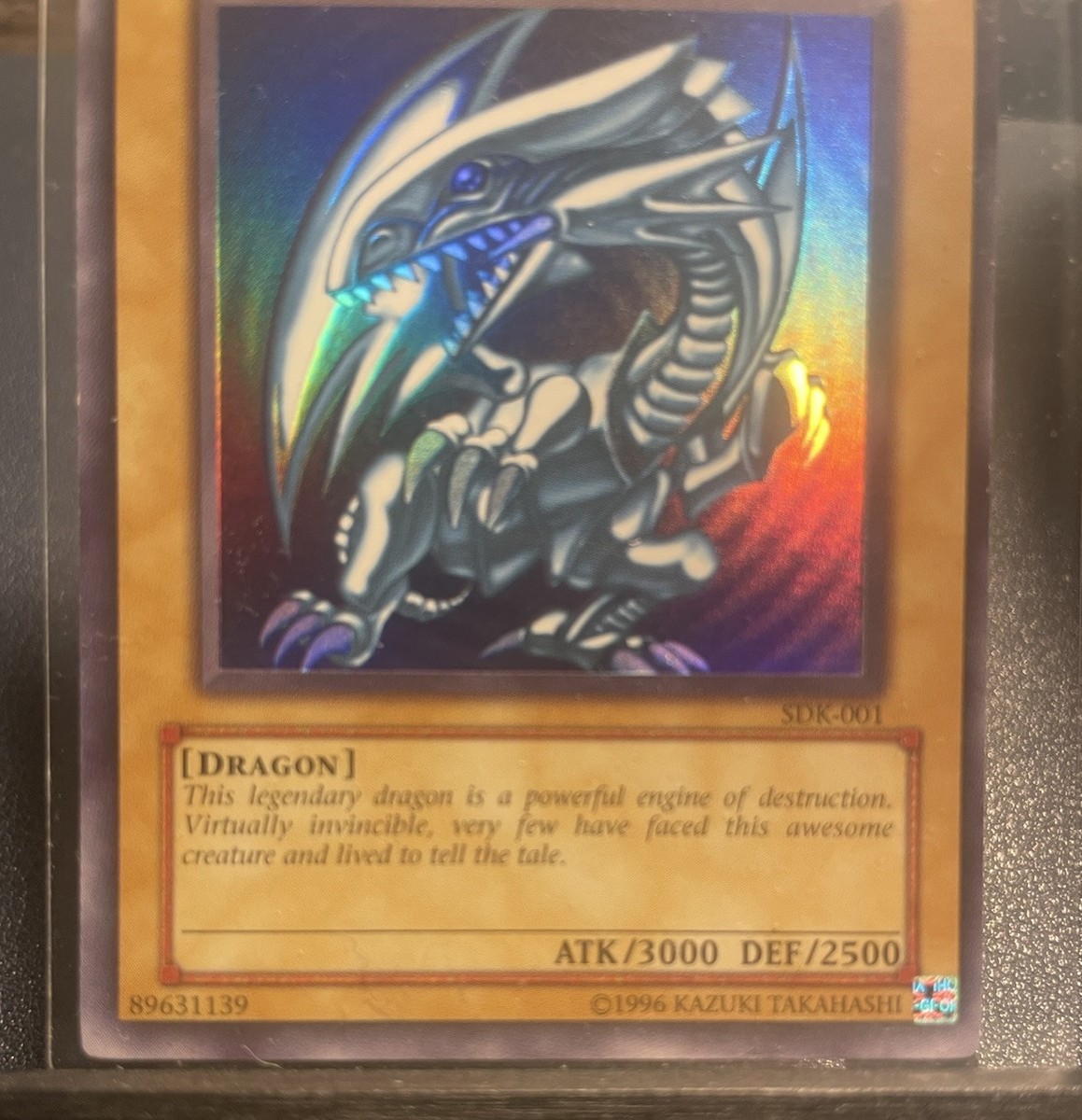 Blue Eyes White Dragon 1996 SDK-100 Holo YuGiUh | eBay Blue Eyes White Dragon 1996 SDK-100 Holo YuGiUh | eBay
