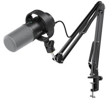 FIFINE K688 Podcast Microphone Kit USB/XLR Dynamic Mic Boom Arm